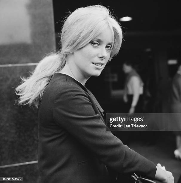 French actress Catherine Deneuve, UK, 17th August 1964.