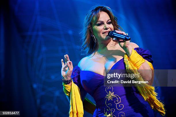 Jenni Rivera performs at Lilith 2010 at Verizon Wireless Amphitheater on July 10, 2010 in Irvine, California.