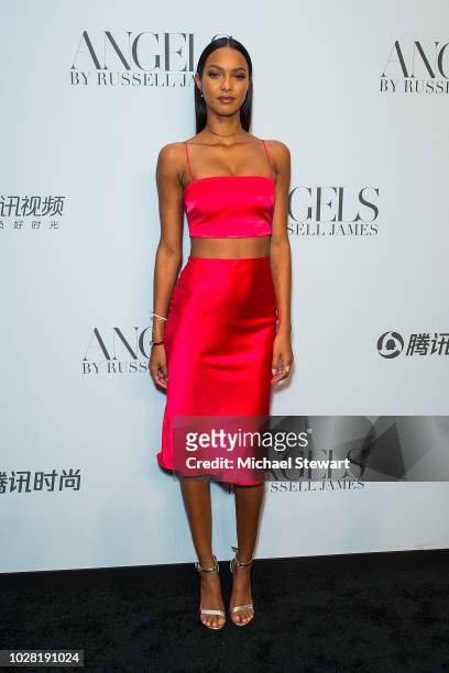 Lais Ribeiro attends the Russell James 'Angels' book launch & exhibit at Stephan Weiss Studio on September 6, 2018 in New York City.
