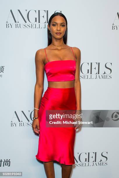 Lais Ribeiro attends the Russell James 'Angels' book launch & exhibit at Stephan Weiss Studio on September 6, 2018 in New York City.
