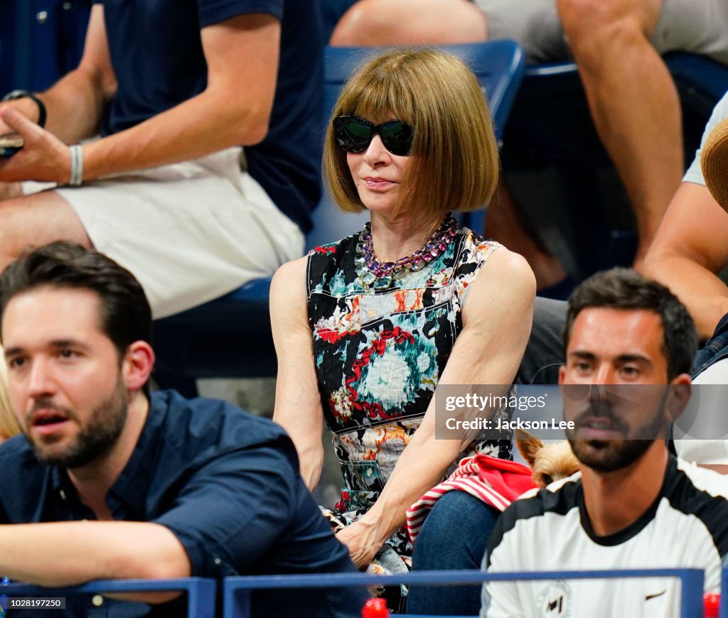 Celebrities Attend The 2018 US Open Tennis Championships - Day 11