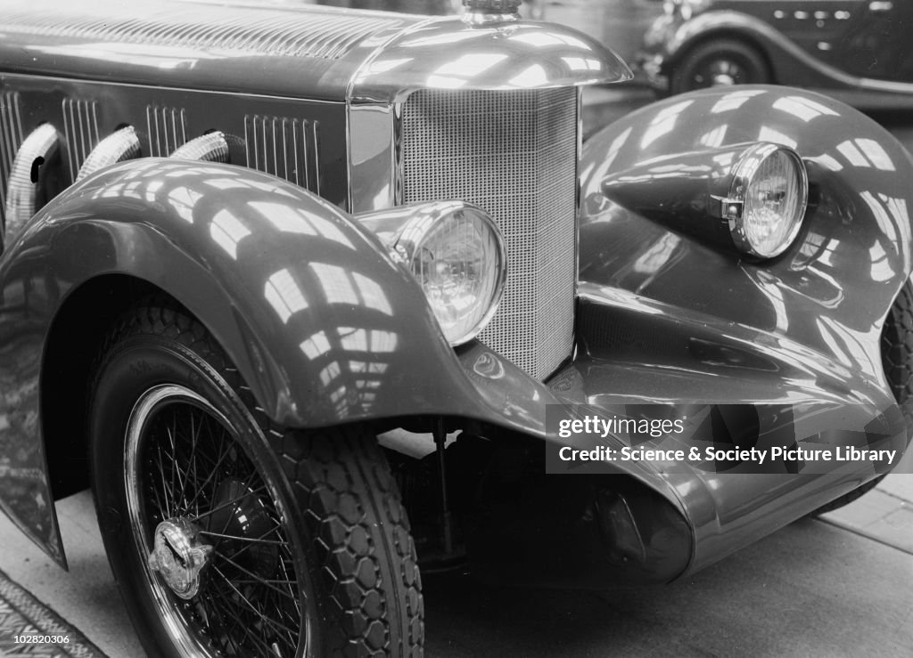 Mercedes Benz SSK car, by Zoltan Glass.