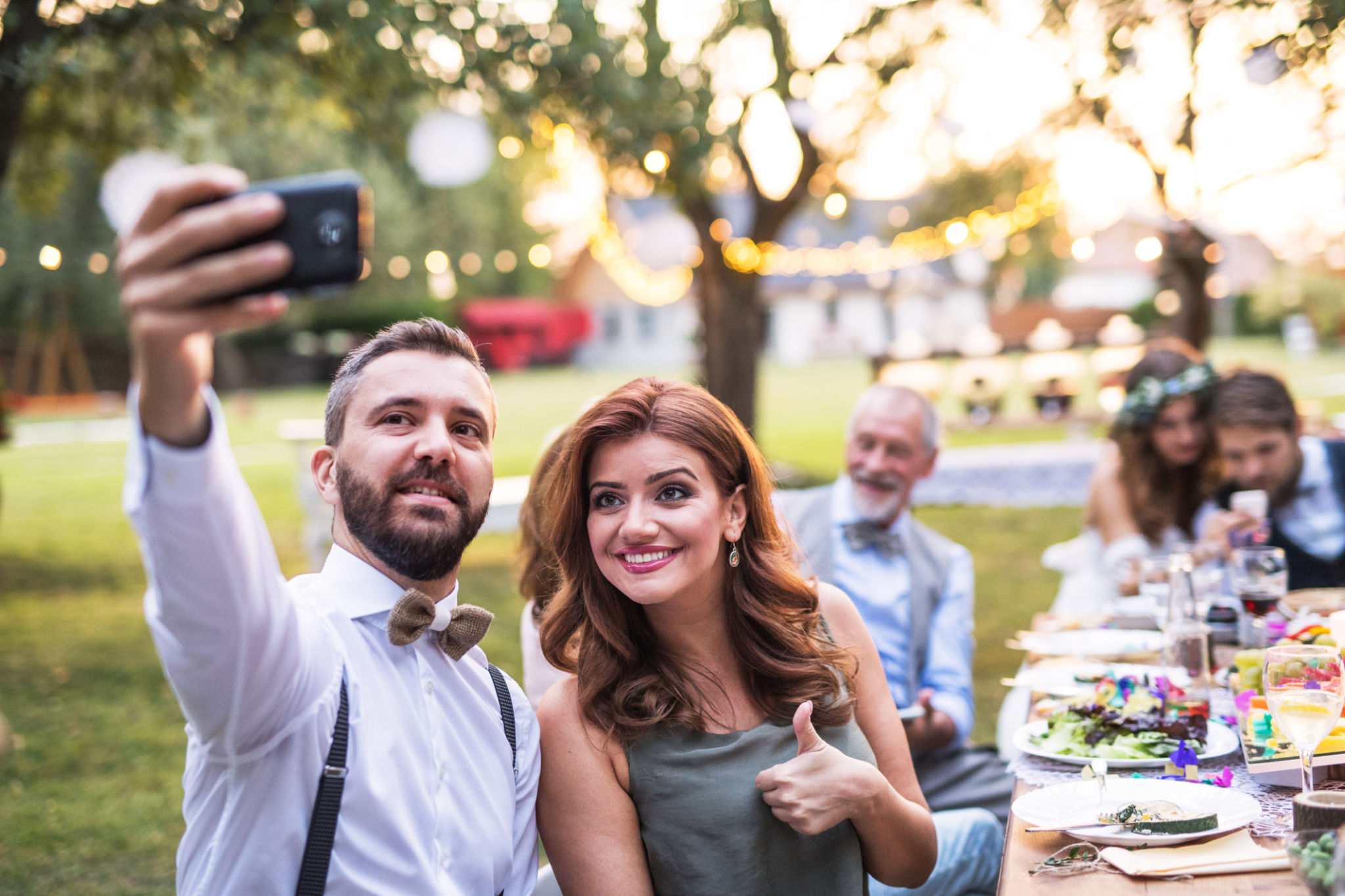 wedding guests photo