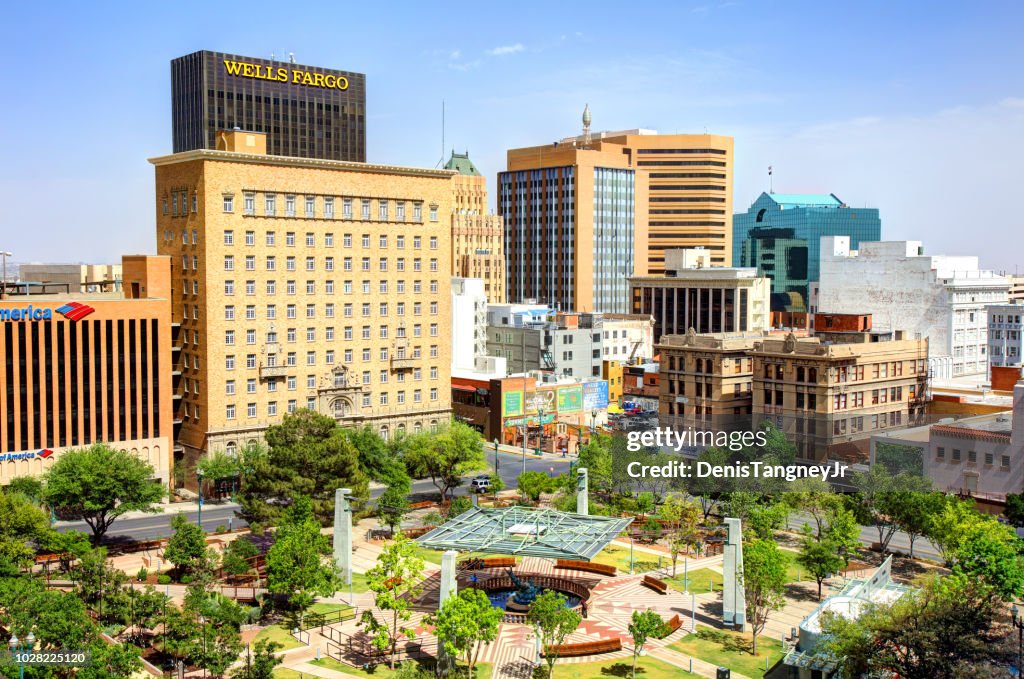 Downtown El Paso Texas Skyline