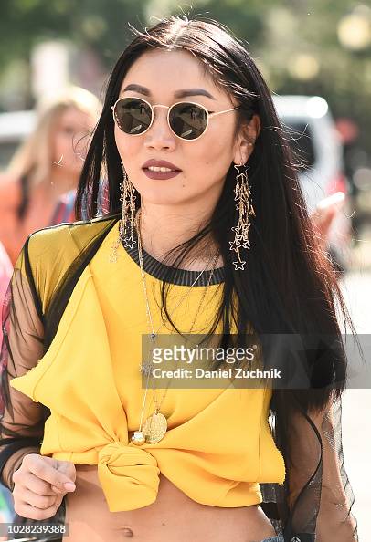 A guest is seen wearing a yellow top outside the Nana Judy show... News ...