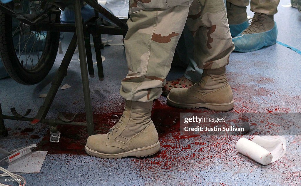 Medical Teams Treat Wounded At New Kandahar Military Hospital