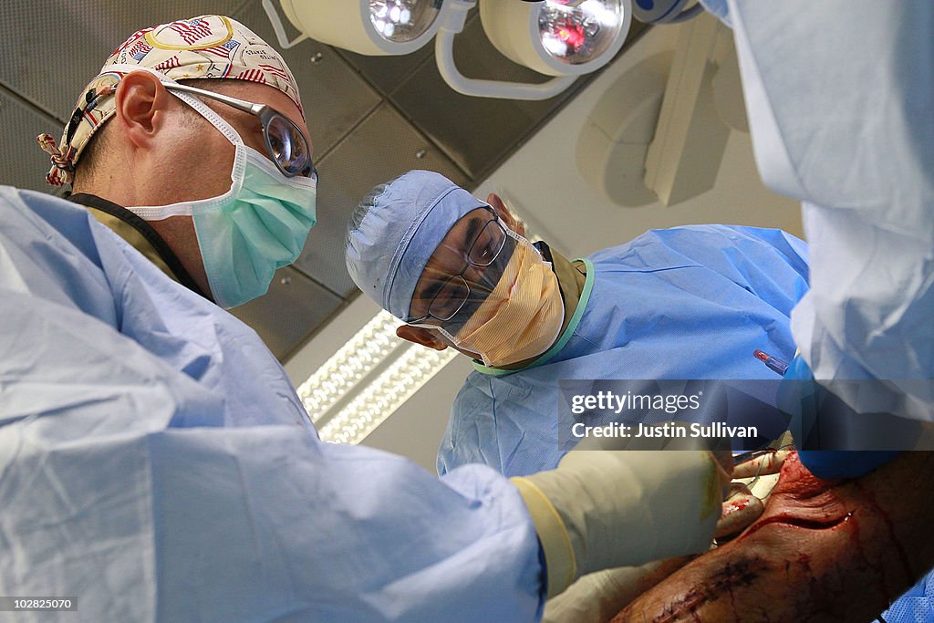 Medical Teams Treat Wounded At New Kandahar Military Hospital