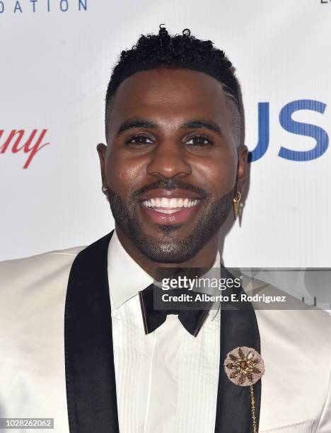 Jason Derulo attends Jason Derulo's Just For You Foundation's Inaugural "Heart Of Haiti" Gala on September 6, 2018 in Beverly Hills, California.