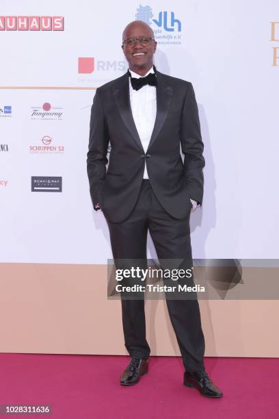 Yared Dibaba attends the Deutscher Radiopreis at Schuppen 52 on September 6, 2018 in Hamburg, Germany.