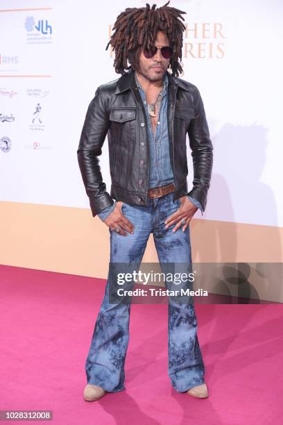 Lenny Kravitz attends the Deutscher Radiopreis at Schuppen 52 on September 6, 2018 in Hamburg, Germany.