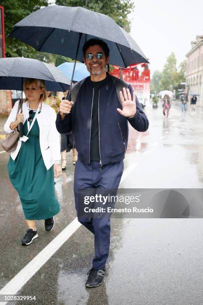 Alessandro Gassmann is seen during the 75th Venice Film Festival on September 7, 2018 in Venice, Italy.