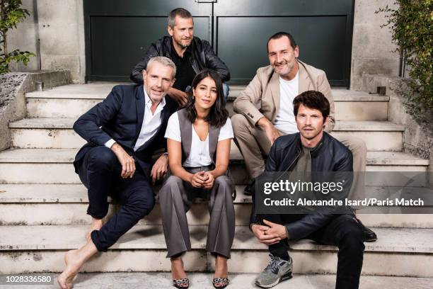 Actors Lambert Wilson, Guillaume Canet, Leila Bekhti, Gilles Lellouche and Pierre Deladonchamps are photographed at the 11th Francophone Film...