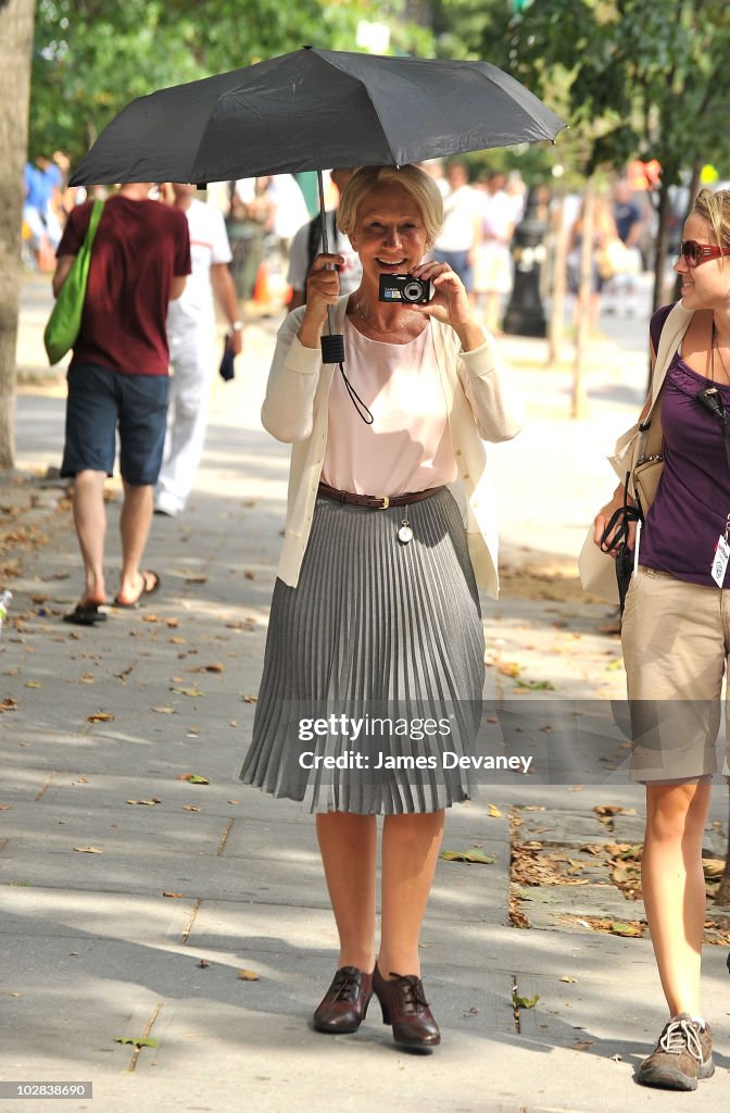 Celebrity Sightings In New York City - July 12, 2010