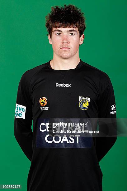 Mat Ryan of the Mariners poses during the Central Coast Mariners 2010/11 Hyundai A-League headshots at Club Tuggerah on July 13, 2010 in Gosford,...
