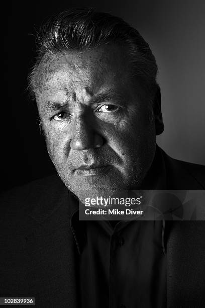 Actor Ray Winstone poses for a portrait shoot in London.
