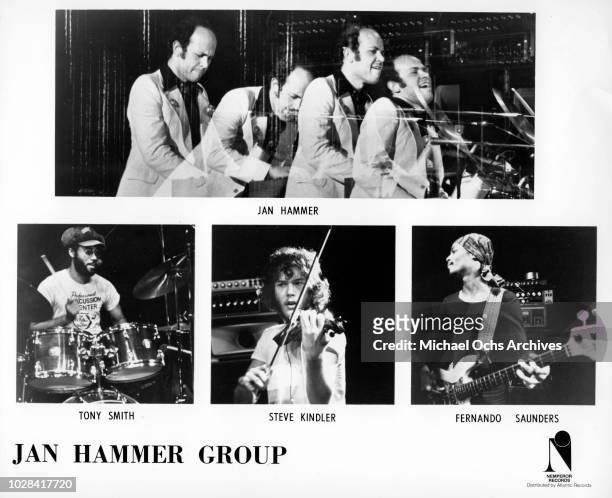 Jan Hammer, Tony Smith, Steve Kindler, Fernando Saunders of the "Jan Hammer Group" in 1976.