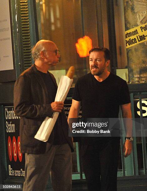 On Location For Curb Your Enthusiasm July 12 2010 Photos and Premium