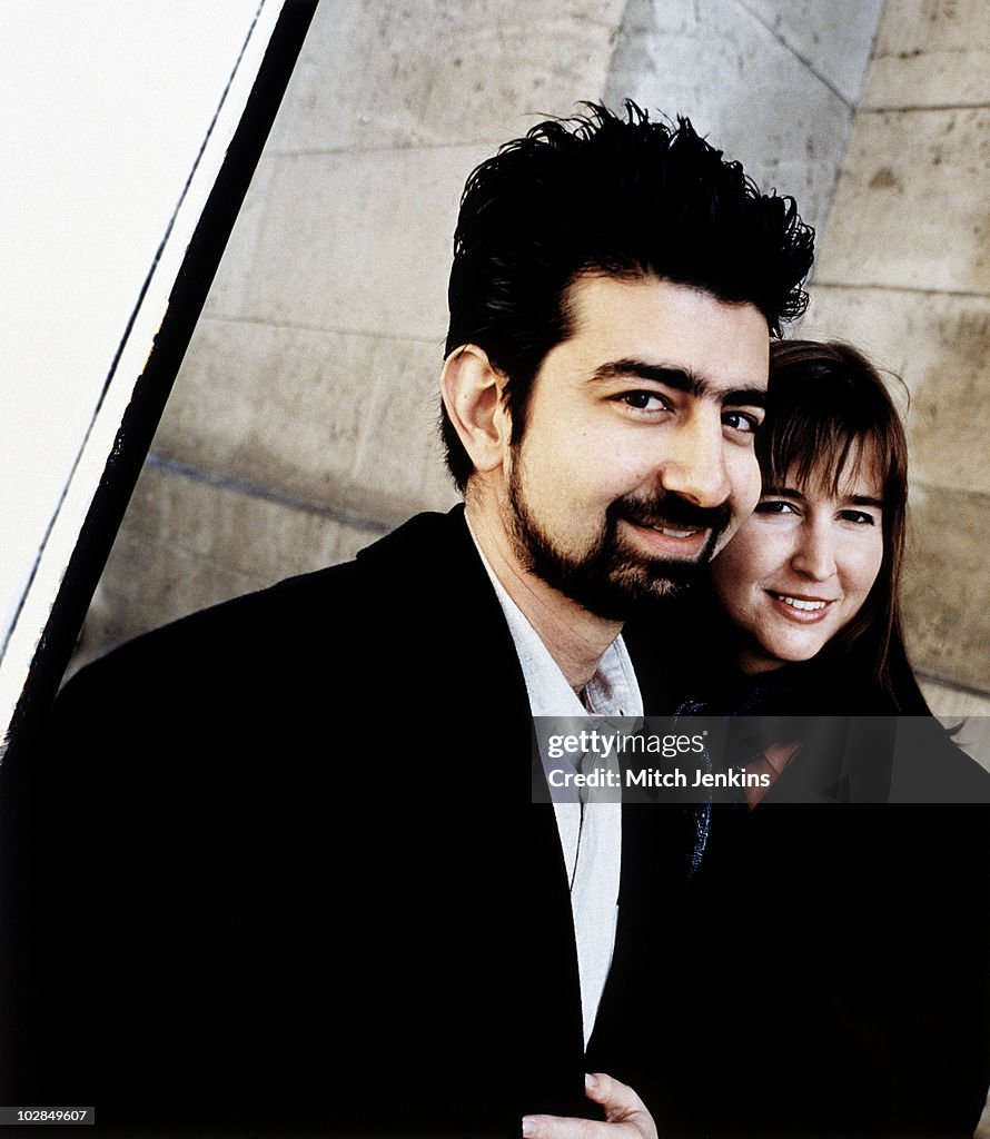 LONDON - MARCH 25: Founders of Ebay Pierre and Pamela Omidyar pose for a portrait shoot on March 25, 2000 in London. (Photo by Mitch Jenkins/Contour by Getty Images)