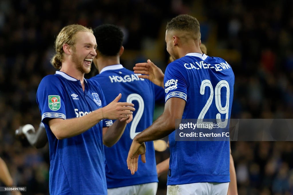 Everton v Rotherham United - Carabao Cup Second Round