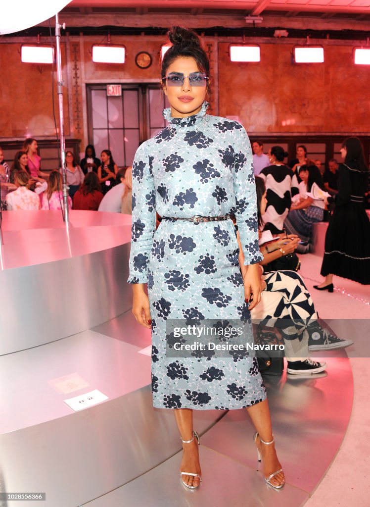 Actress Priyanka Chopra attends the Kate Spade New York Fashion Show ...