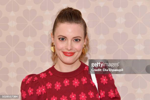 Actress Gillian Jacobs attends the Kate Spade New York Fashion Show during New York Fashion Week at New York Public Library on September 7, 2018 in...