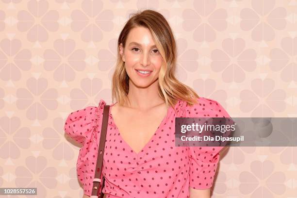Whitney Port attends the Kate Spade New York Fashion Show during New York Fashion Week at New York Public Library on September 7, 2018 in New York...