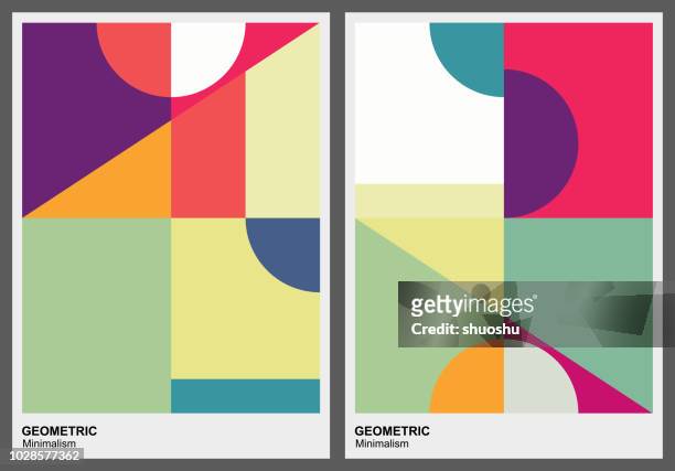 color geometric pattern background - art product stock illustrations