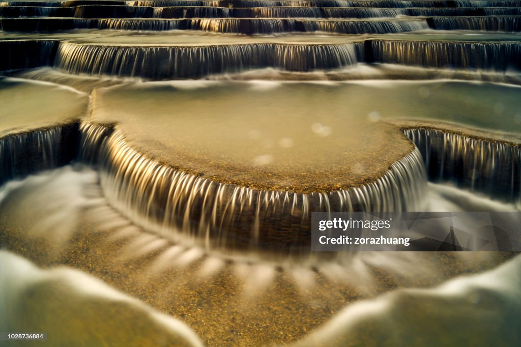 Round Step Waterfall Closeup Of Stepped Waterfall High-Res Stock Photo - Getty Images