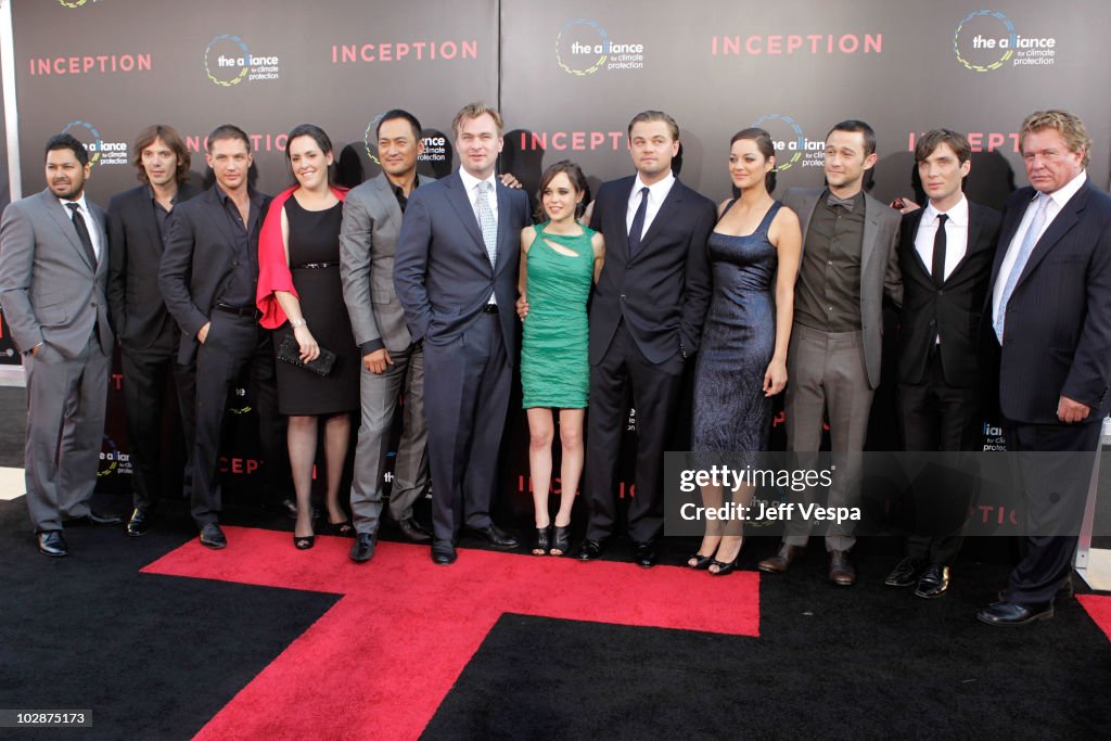 Inception Red Actors Dileep Rao, Lukas Haas, Tom Hardy, producer Emma Thomas,... News ...