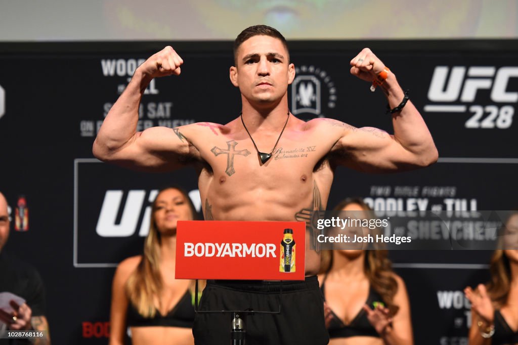 UFC 228 Weigh-in