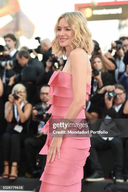 Opening ceremony. Actress Naomi Watts during the first red carpet of the 75th edition of the Venice Film Festival has seen all the Italian and...