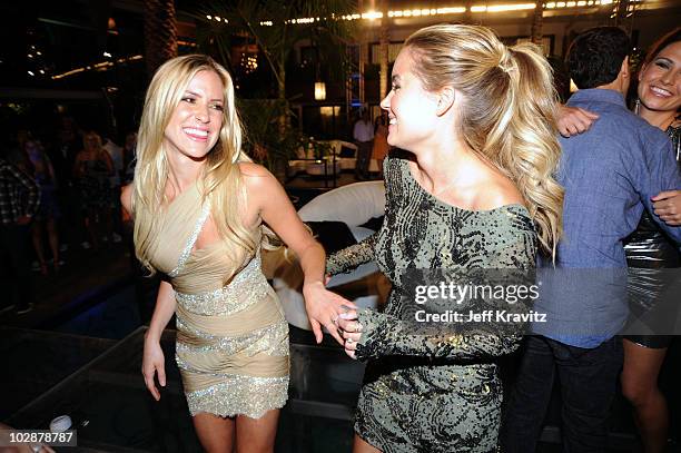 Kristin Cavallari and Lauren Conrad attends MTV's "The Hills Live: A Hollywood Ending" Series Finale at The Roosevelt Hotel on July 13, 2010 in...