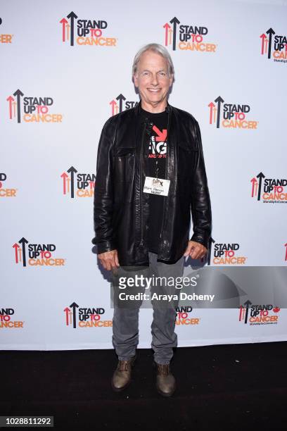 Mark Harmon attends the sixth biennial Stand Up To Cancer telecast at the Barkar Hangar on Friday, September 7, 2018 in Santa Monica, California.