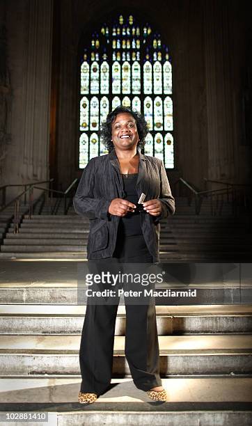 Labour Party leadership candidate Diane Abbott poses for a portrait in The Great Hall, Parliament on June 28, 2010 in London, England. Ed Balls,...