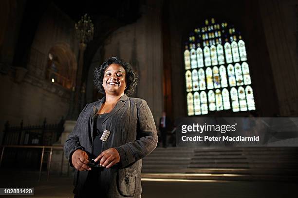 Labour Party leadership candidate Diane Abbott poses for a portrait in The Great Hall, Parliament on June 28, 2010 in London, England. Ed Balls,...