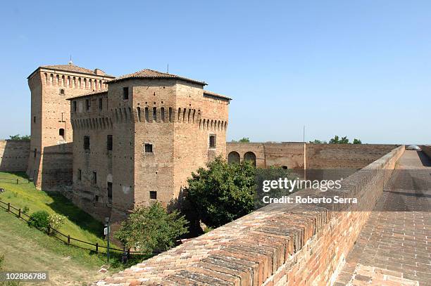 The medieval fortress of Cesena on July 14, 2010 in Cesena, Italy.