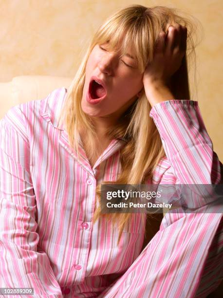 Tired Pyjamas 4,877 Tired Woman In Pajamas Stock Photos, High-Res Pictures, and ...