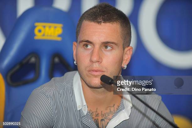 New Parma FC player Fernando Marques is unveiled during a press conference on July 14, 2010 in Parma, Italy.