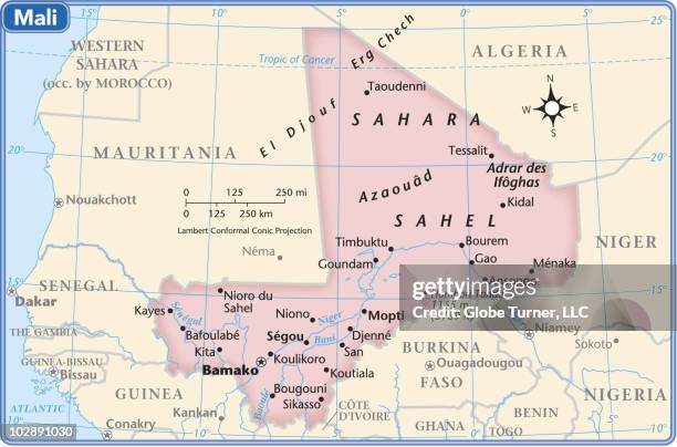 mali country map - sahel map stock illustrations