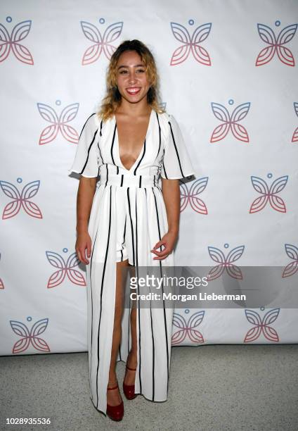 Gymnast Katelyn Ohashi arrives at Project Heal's 4th Annual Gala at Private Residence on September 7, 2018 in West Hollywood, California.