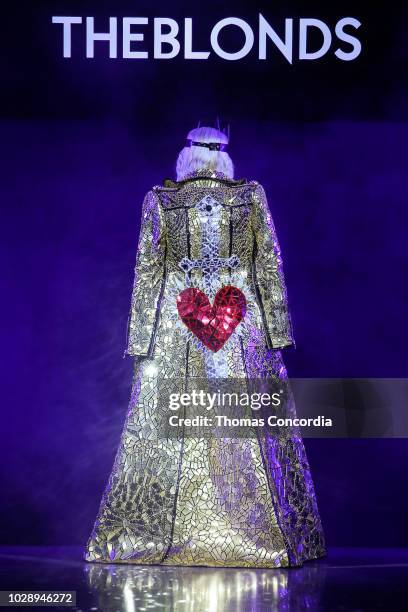 Phillipe Blond walks the runway during Disney Villains x The Blonds fashion show at Gallery I at Spring Studios on September 7, 2018 in New York City.