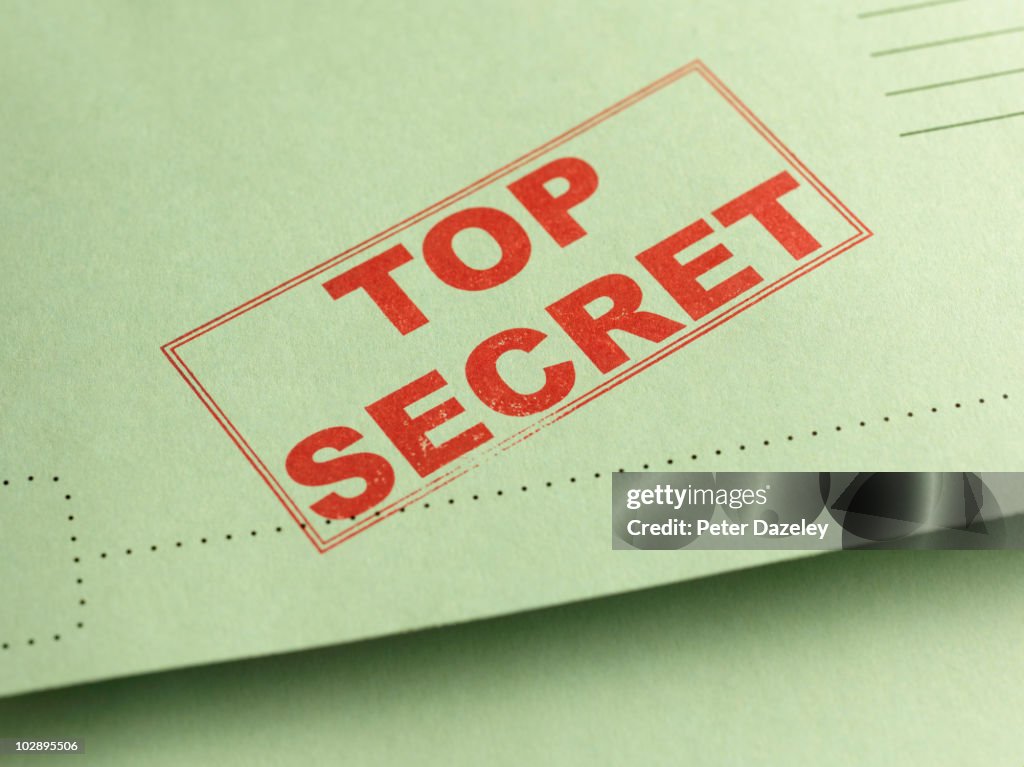 Top secret folder file
