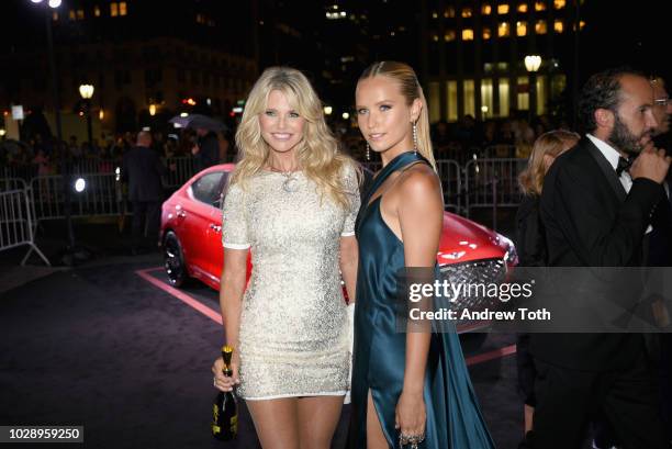 Christie Brinkley and Sailor Lee Brinkley-Cook attend as Harper's BAZAAR Celebrates "ICONS By Carine Roitfeld" at the Plaza Hotel on September 7,...