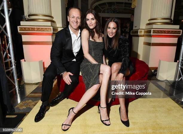 Cliff Hudis, Hilary Rhoda and Jane Hertzmark Hudis attend as Harper's BAZAAR Celebrates "ICONS By Carine Roitfeld" at the Plaza Hotel on September 7,...