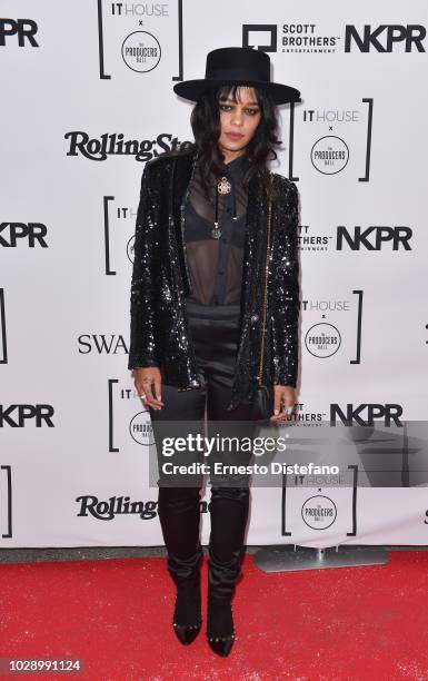 Singer/Songwriter Fefe Dobson attends the IT HOUSE x PRODUCERS BALL 2018 on September 7, 2018 in Toronto, Canada.