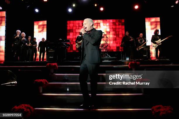 David Lee Roth performs onstage at The Brent Shapiro Foundation Summer Spectacular at The Beverly Hilton Hotel on September 7, 2018 in Beverly Hills,...