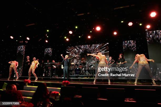 David Lee Roth performs onstage at The Brent Shapiro Foundation Summer Spectacular at The Beverly Hilton Hotel on September 7, 2018 in Beverly Hills,...