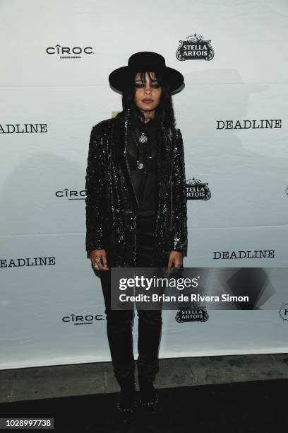 Fefe Dobson attends eOne Best of the Fest TIFF 2018 Celebration at Assembly Chef's Hall on September 7, 2018 in Toronto, Canada