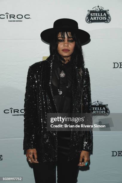 Fefe Dobson attends eOne Best of the Fest TIFF 2018 Celebration at Assembly Chef's Hall on September 7, 2018 in Toronto, Canada