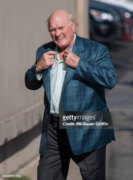Terry Bradshaw is seen at 'Jimmy Kimmel LIve' on September 07, 2018 in Los Angeles, California.